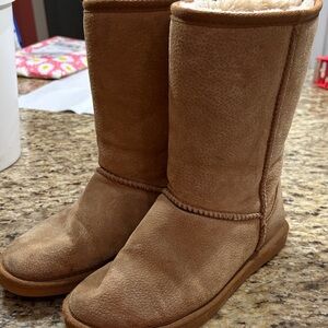 L.A.M.B. Tan Winter & Rain Boots